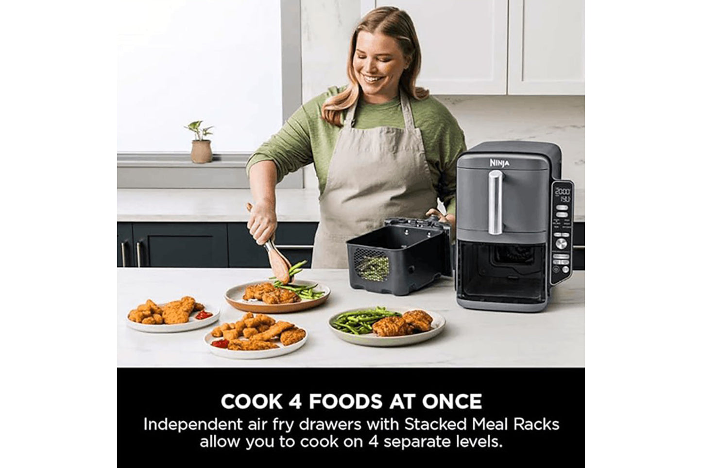 Ninja 9.5L Double Stacked Air Fryer | SL400UK