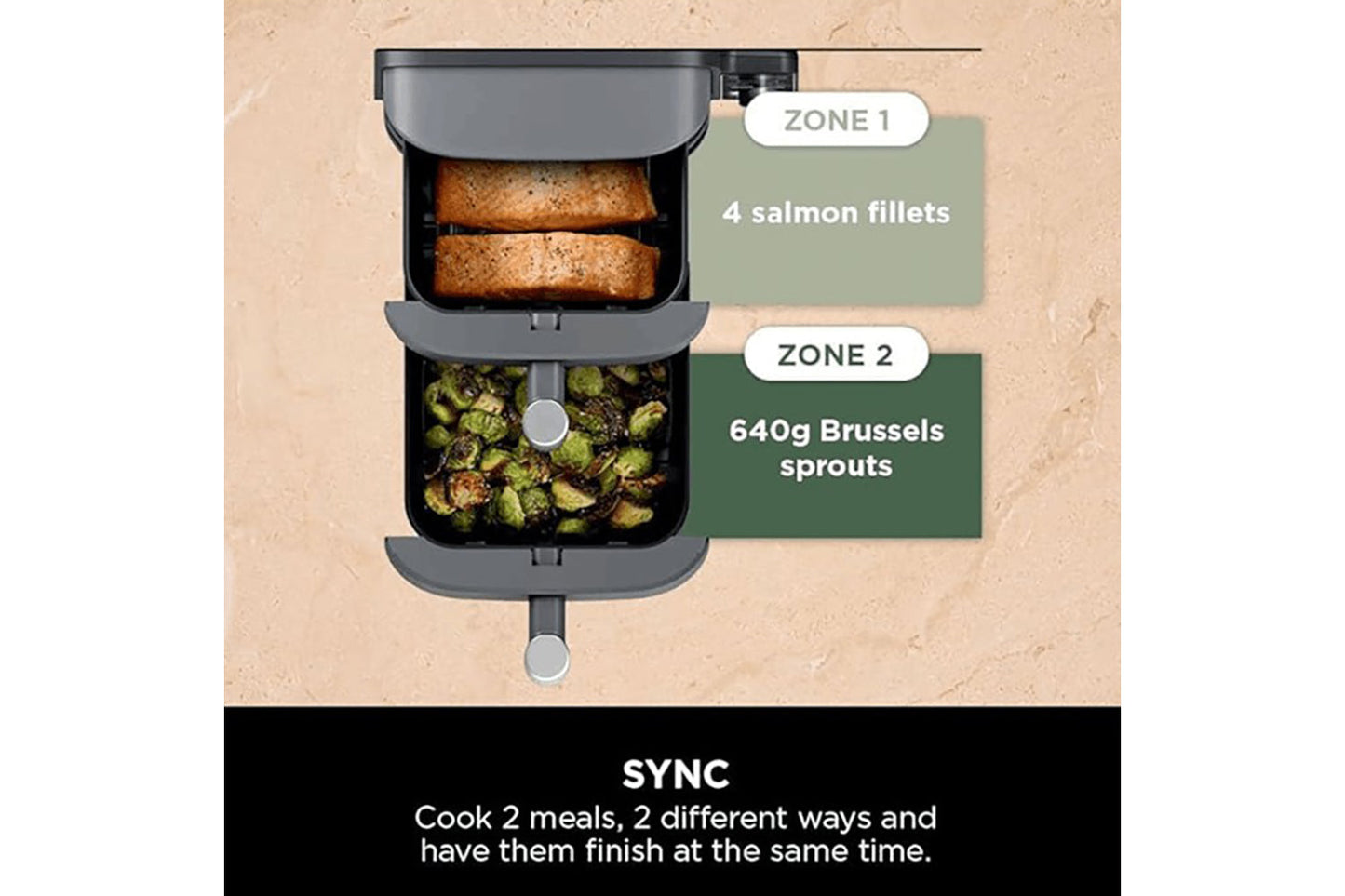 Ninja 9.5L Double Stacked Air Fryer | SL400UK