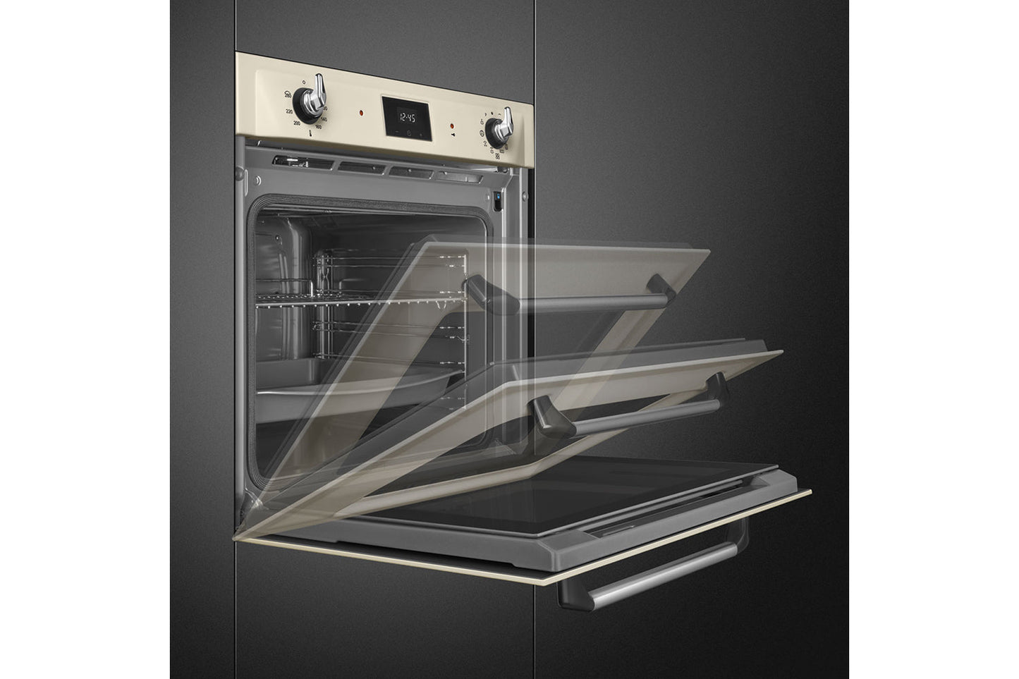 Smeg Victoria Built-in Single Oven | SOP6900TP | Cream