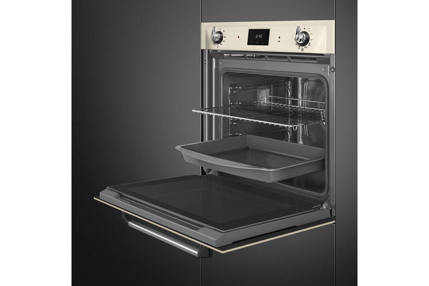 Smeg Victoria Built-in Single Oven | SOP6900TP | Cream