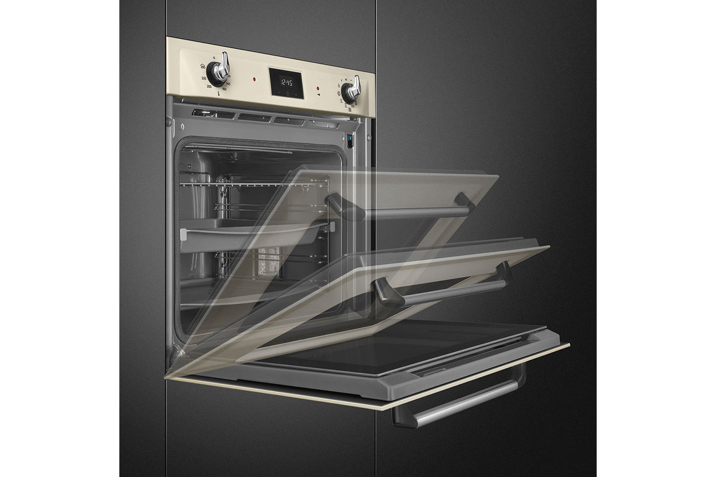 Smeg Victoria Built-in Single Oven | SOP6900TP | Cream