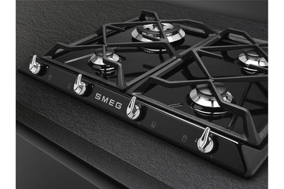 Smeg 60cm Built-in Gas Hob | SR964NGH | Black