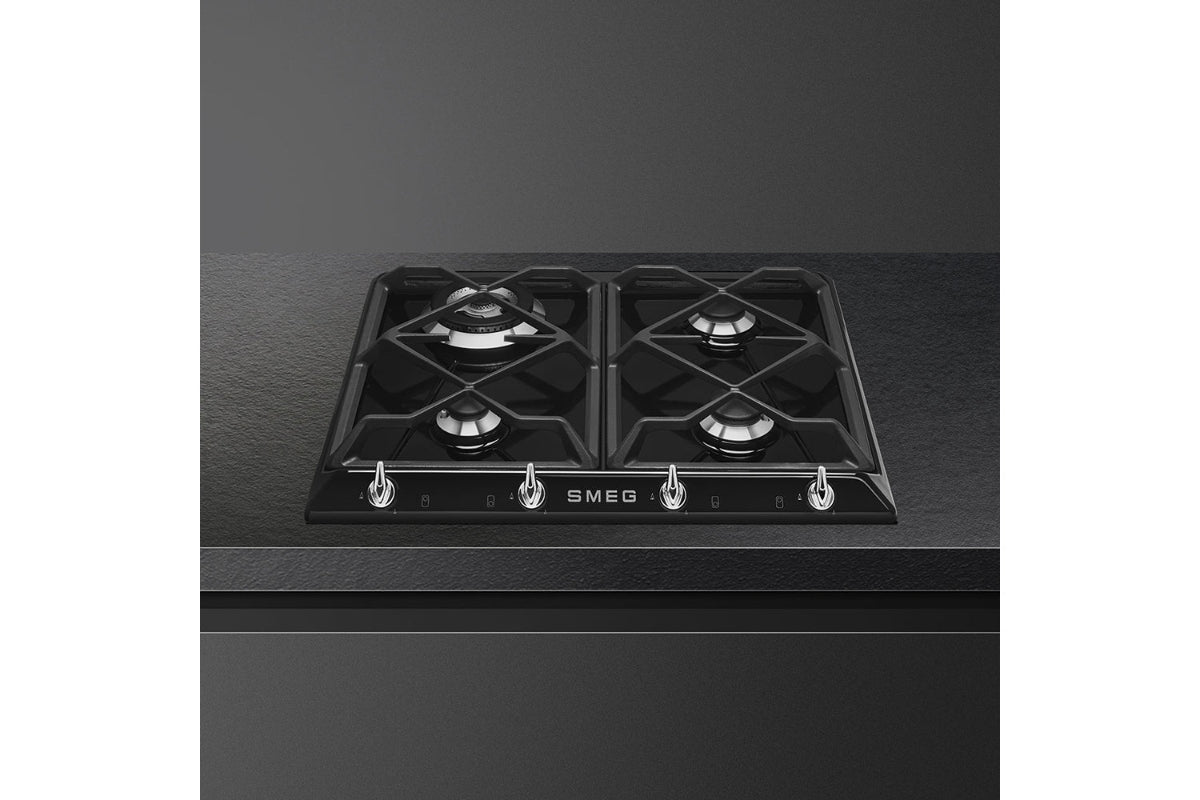 Smeg 60cm Built-in Gas Hob | SR964NGH | Black