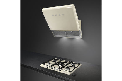 Smeg 70cm Victoria Aesthetic Built-in Gas Hob | SR975PGH | Cream