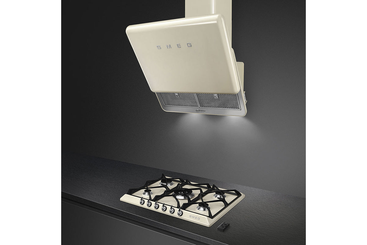 Smeg 70cm Victoria Aesthetic Built-in Gas Hob | SR975PGH | Cream