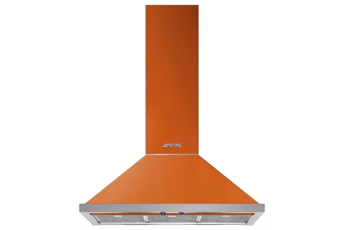 Smeg 90cm Chimney Hood | KPF9OR | Orange