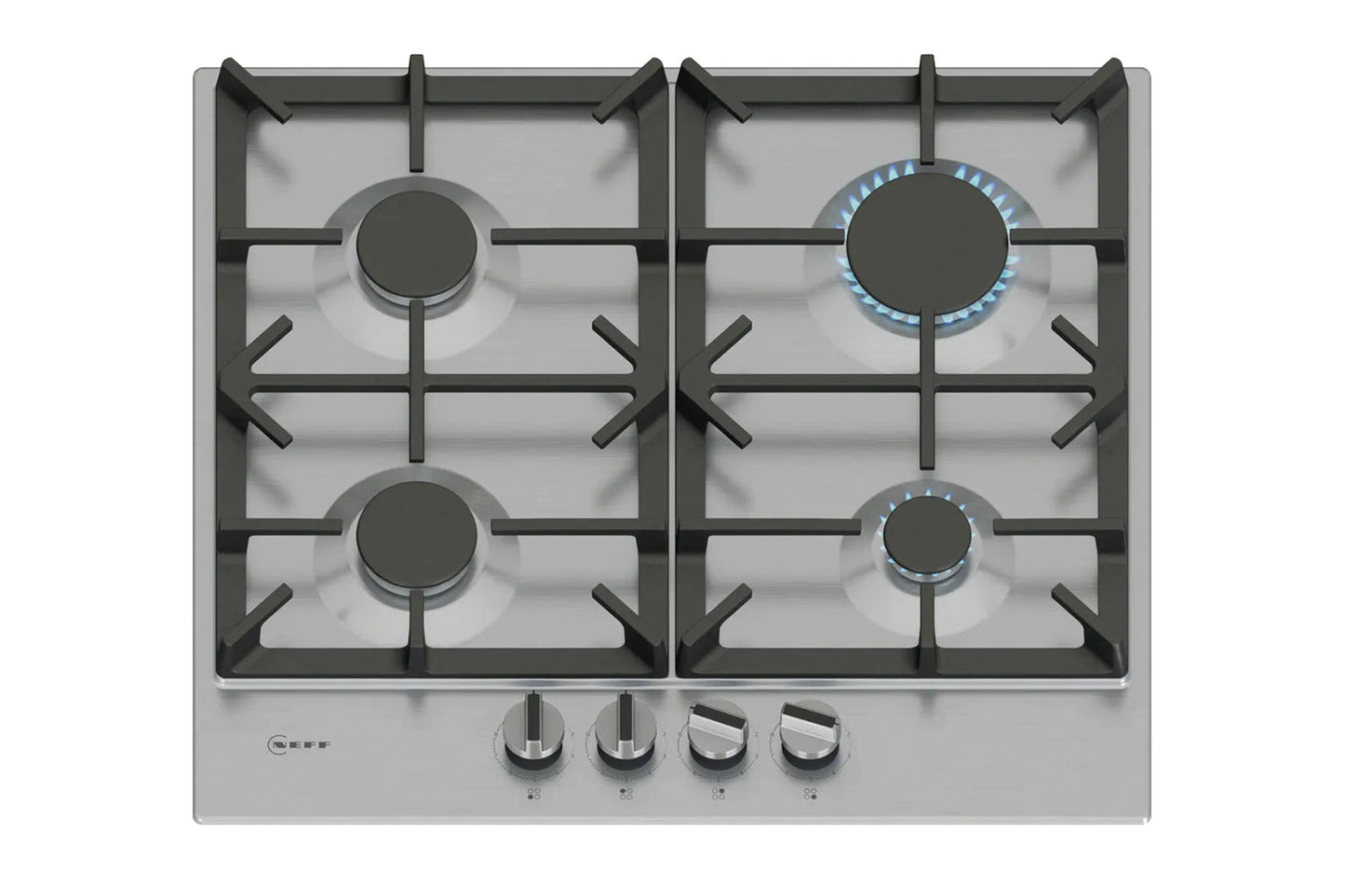 Neff N70 60cm Built-in Gas Hob | T26CIP8N0 | Stainless Steel