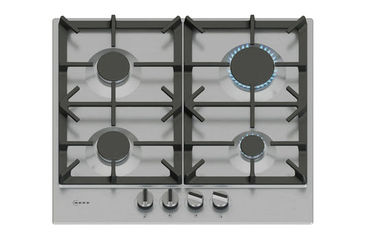 Neff N70 60cm Built-in Gas Hob | T26CIP8N0 | Stainless Steel