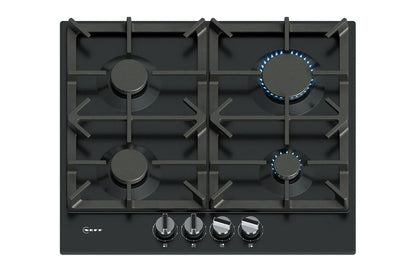 Neff N70 60cm Built-in Gas Hob | T26CIP8S0 | Black