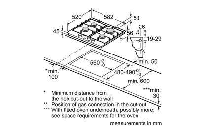 Neff 60cm Built-in Gas Hob | T26DS49N0