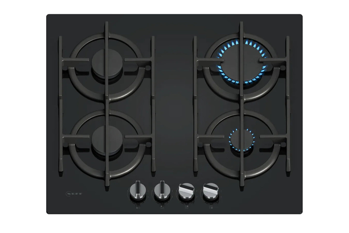 Neff N 70 60cm Built-in Gas Hob | T26PIP4S0 | Black