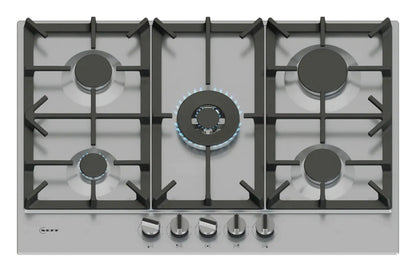 Neff N 70 75cm Built-in Gas Hob | T27CIQ8N0 | Stainless Steel