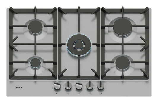 Neff N 70 75cm Built-in Gas Hob | T27CIQ8N0 | Stainless Steel