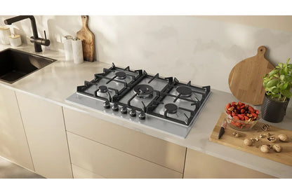 Neff N 70 75cm Built-in Gas Hob | T27CIQ8N0 | Stainless Steel