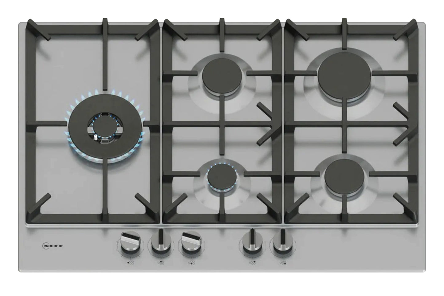 Neff N 70 75cm Built-in Gas Hob | T27CIS8N0 | Stainless Steel