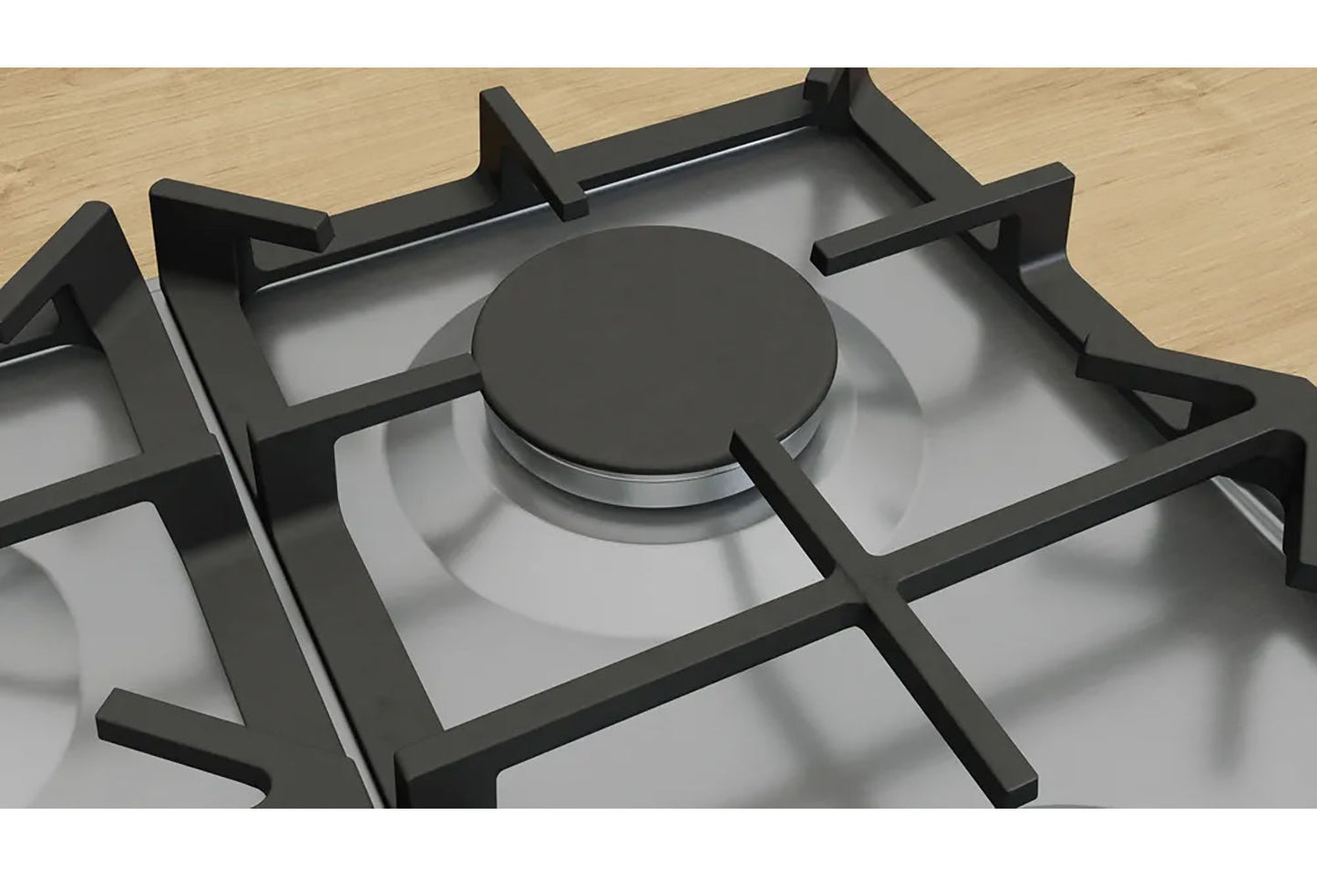 Neff N 70 75cm Built-in Gas Hob | T27CIS8N0 | Stainless Steel