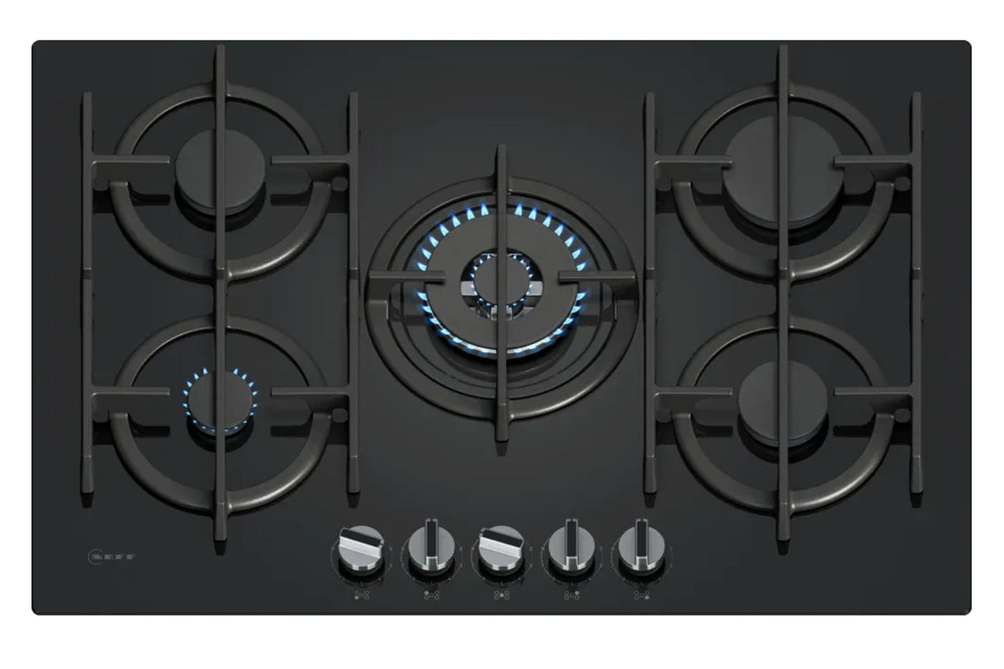 Neff N 70 75cm Built-in Gas Hob | T27PIQ4S0 | Black