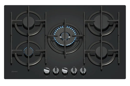 Neff N 70 75cm Built-in Gas Hob | T27PIQ4S0 | Black