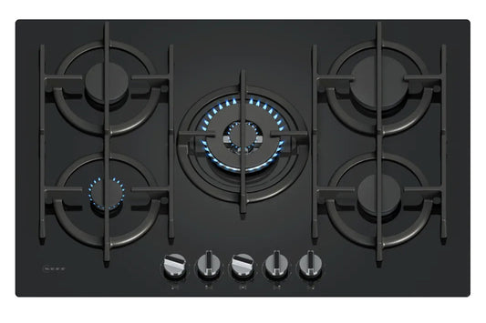 Neff N 70 75cm Built-in Gas Hob | T27PIQ4S0 | Black