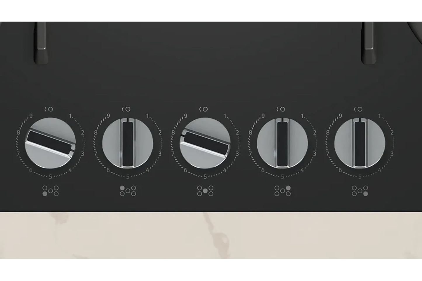 Neff N 70 75cm Built-in Gas Hob | T27PIQ4S0 | Black