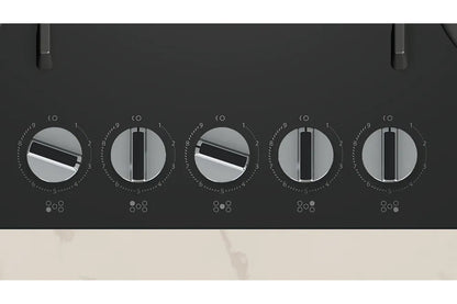 Neff N 70 75cm Built-in Gas Hob | T27PIQ4S0 | Black