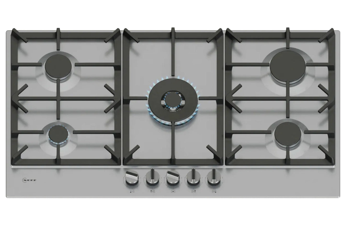 Neff N70 90cm Built-in Gas Hob | T29CIR8N0 | Stainless Steel