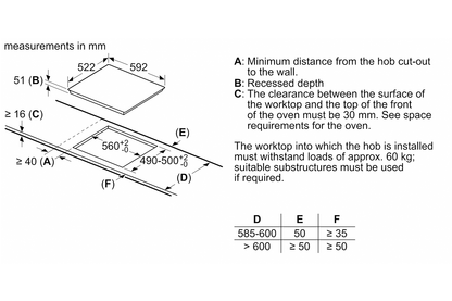 Neff N30 60cm Built-in Induction Hob | T36FBE1L0