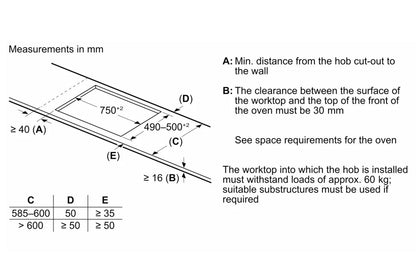 Neff 80cm Built-in Induction Hob | T68FHV4L0