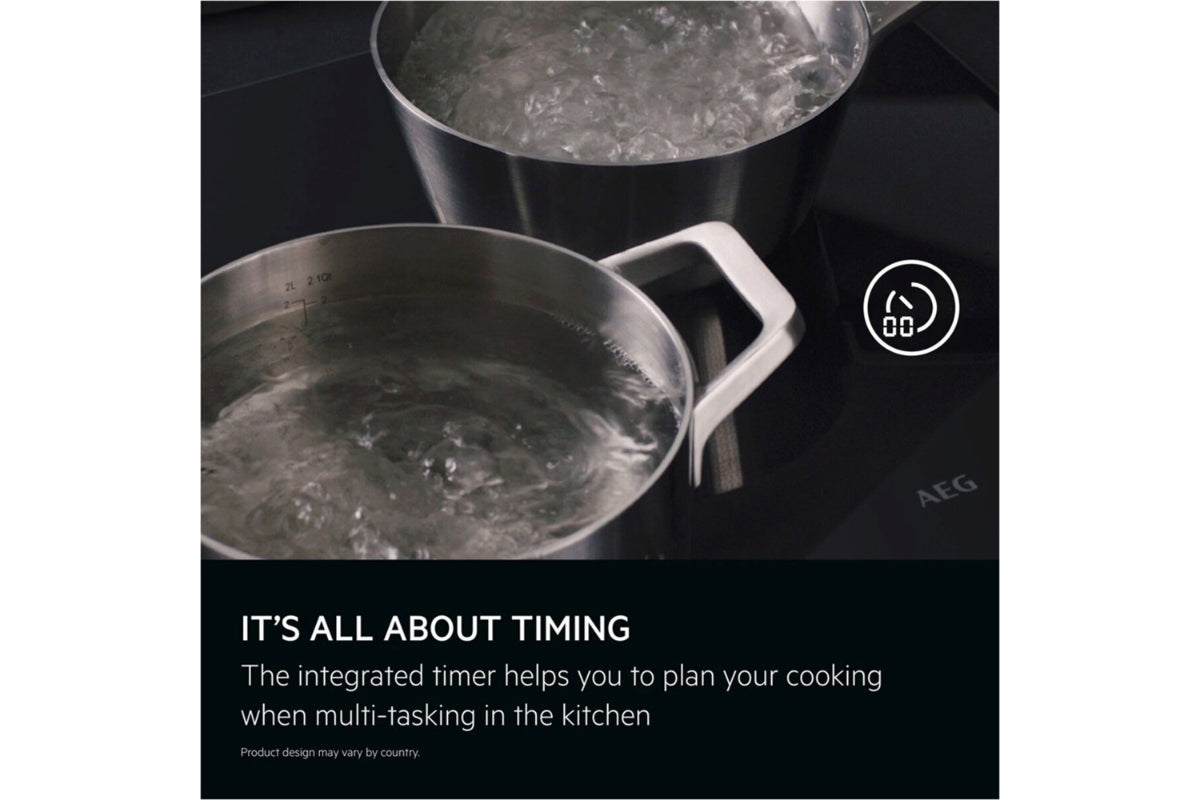 AEG 7000 SenseBoil 60cm 4 Zone Induction Hob | TI64IB10FB | Black