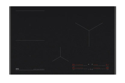 AEG 6000 Series 81cm 4 Zone Induction Hob | TI84IB00FZ | Matt Black