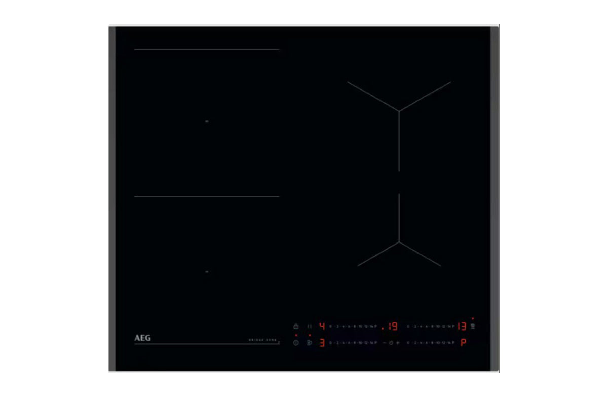 AEG 60 cm 6000 Bridge 4 Zone Induction Hob | TO64IB00FB | Black