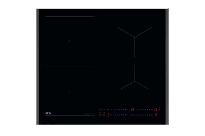 AEG 60 cm 6000 Bridge 4 Zone Induction Hob | TO64IB00FB | Black