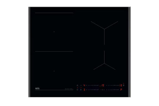AEG 60 cm 6000 Bridge 4 Zone Induction Hob | TO64IB00FB | Black
