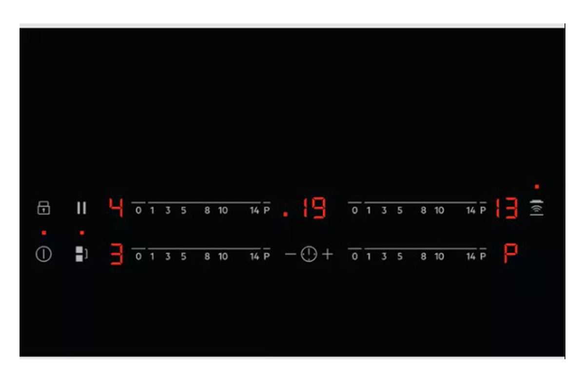 AEG 60 cm 6000 Bridge 4 Zone Induction Hob | TO64IB00FB | Black