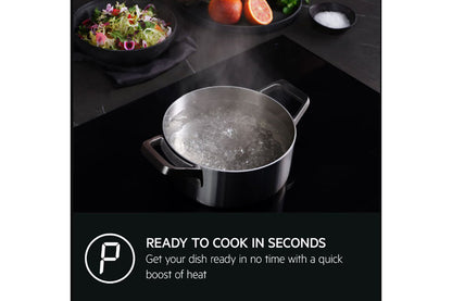 AEG 60 cm 6000 Bridge 4 Zone Induction Hob | TO64IB00FB | Black