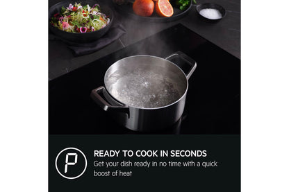 AEG 6000 60cm 4 Zone Bridge SaphirMatt Induction Hob | TO64IB00FZ