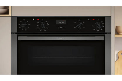 Neff N50 Built-in Double Oven | U1ACE2AG3B | Graphite Grey