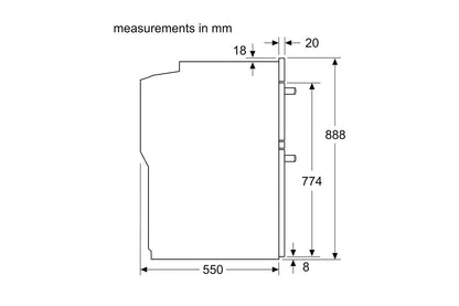 Neff N50 Built-in Double Oven | U1ACE2AG3B | Graphite Grey