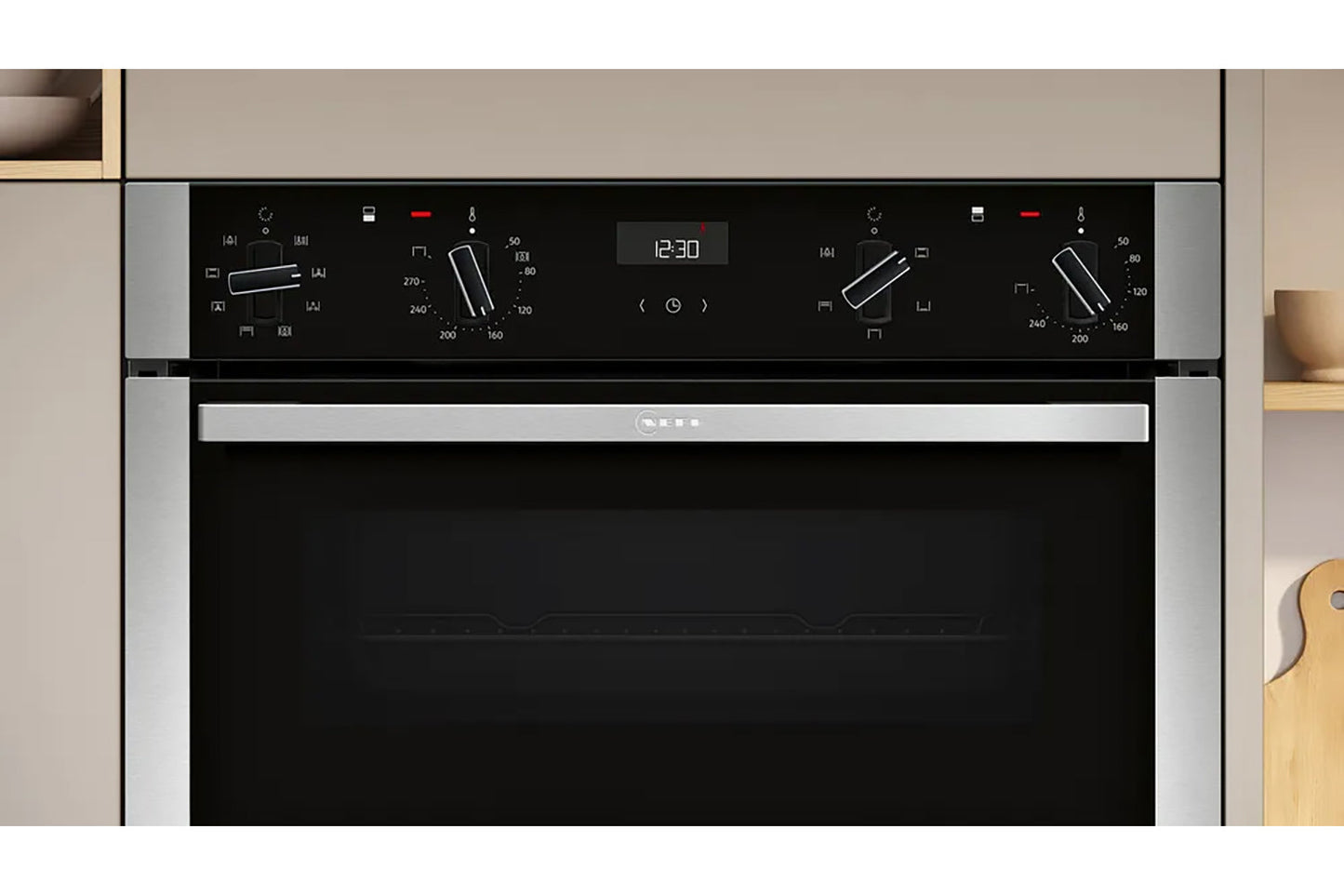 Neff N50 Built-in Double Oven | U1ACE2AN3B | Stainless Steel