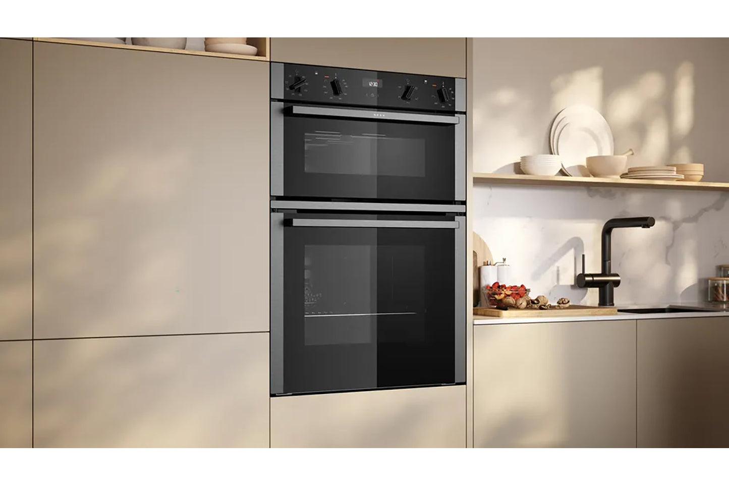 Neff N50 Built-in Double Oven | U1ACE2AN3B | Stainless Steel