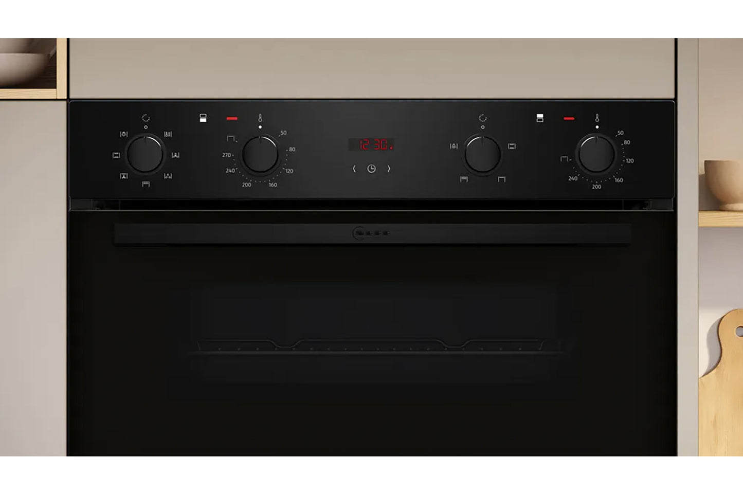 Neff N30 Built-in Double Oven | U1DCC0AK3B | Black