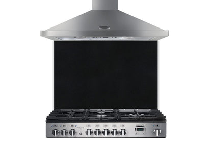 Rangemaster 100cm Splashback | Black