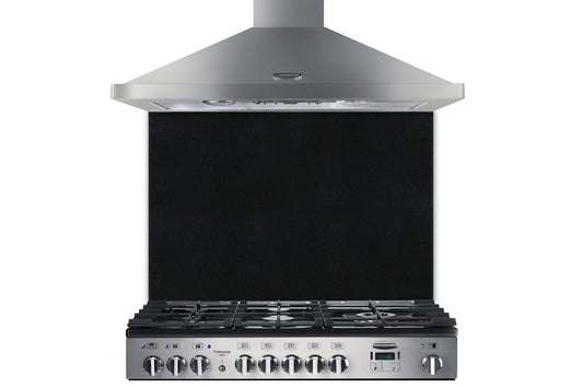 Rangemaster 100cm Splashback | Black