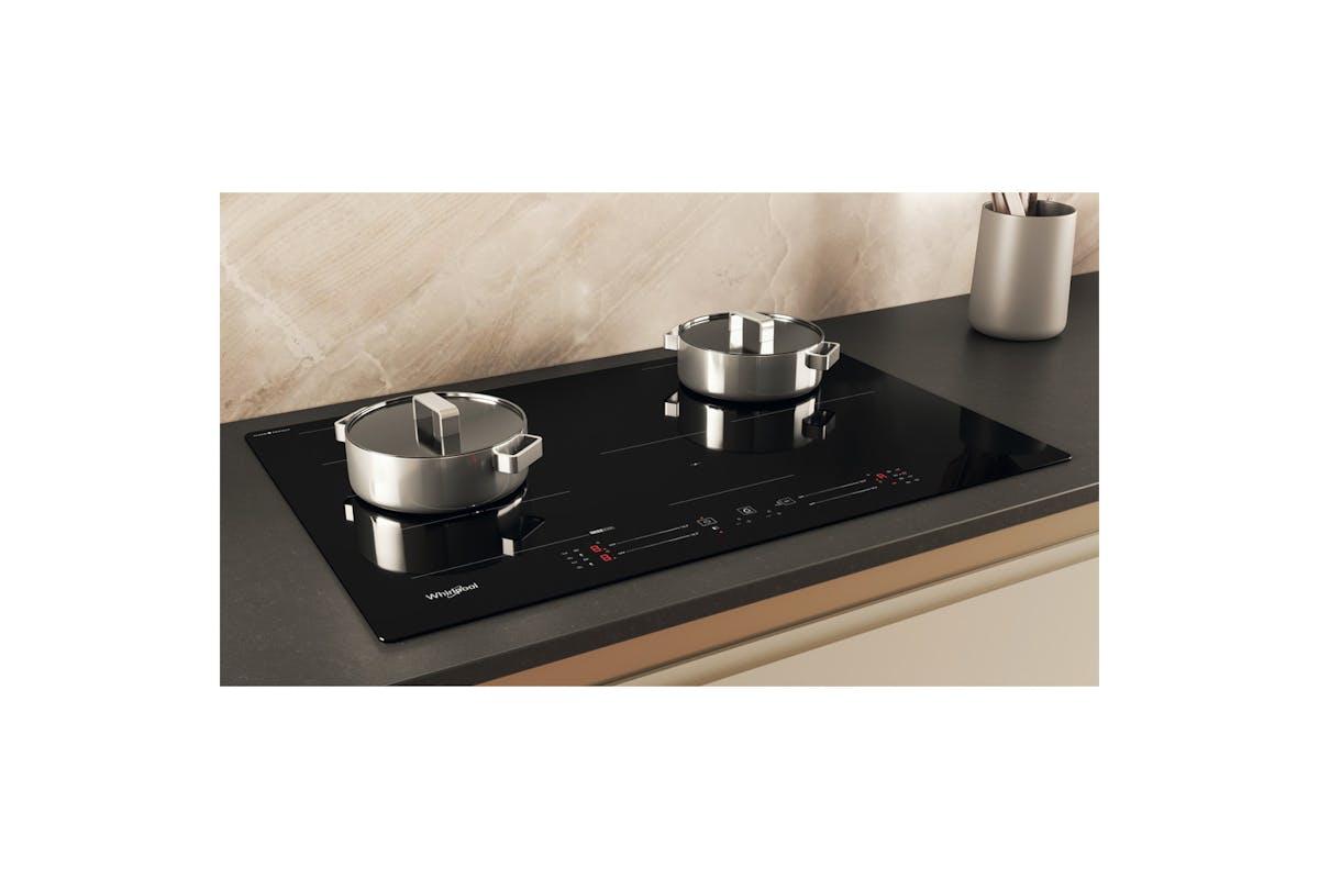 Whirlpool 77cm Built-in Induction Hob with Clean Protect | WFS1577CPNE | Black