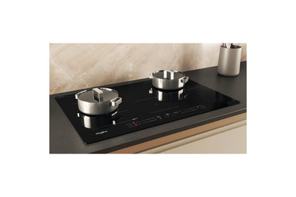 Whirlpool 77cm Built-in Induction Hob with Clean Protect | WFS1577CPNE | Black