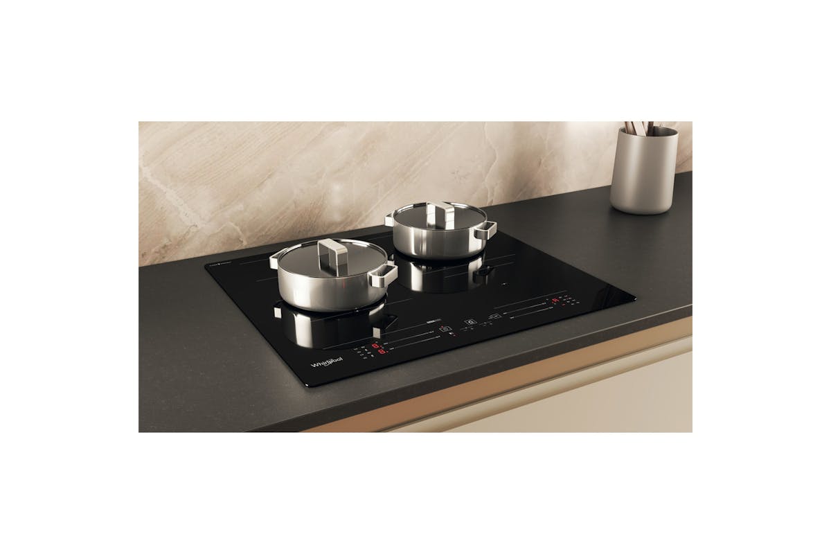 Whirlpool 60cm Built-in Induction Hob with Clean Protect | WFS3660CPNE | Black