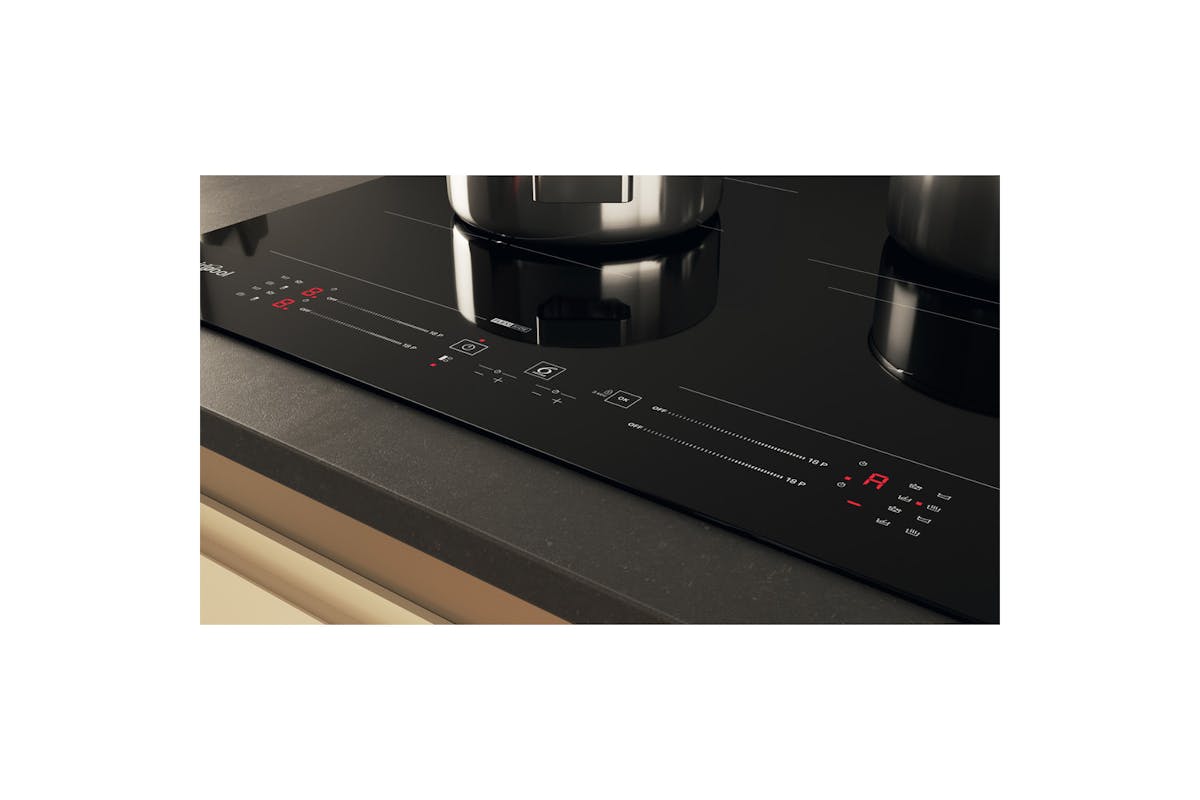 Whirlpool 60cm Built-in Induction Hob with Clean Protect | WFS3660CPNE | Black